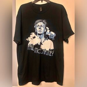 Gildan 100% Cotton Paul  McCartney Got Back 2025 Tour T-Shirt XL